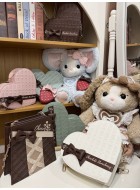 Dream Whale Strawberry Chocolate Bags(Pre-Order/4 Colours/Full Payment Without Shipping)